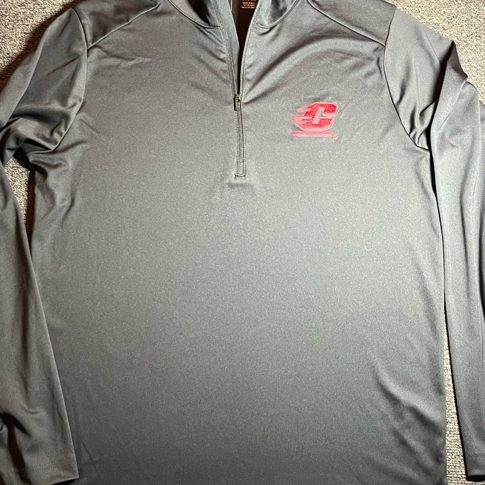 Antigua Light Weight Black Central Michigan University 1/4 Zip Men’s Size S